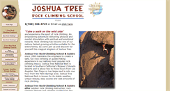 Desktop Screenshot of joshuatreerockclimbing.com